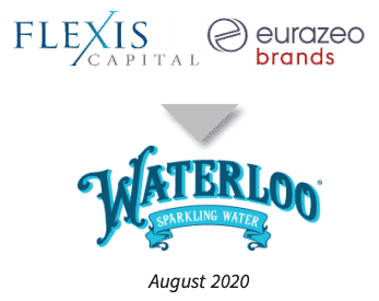 Flexis Capital & Eurazeo Brands acquired Waterloo Sparkling Water